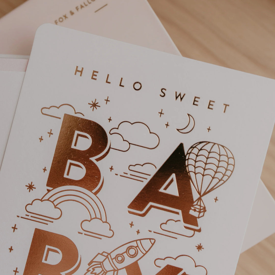 Fox & Fallow’s Baby Milestone Cards  - Cream