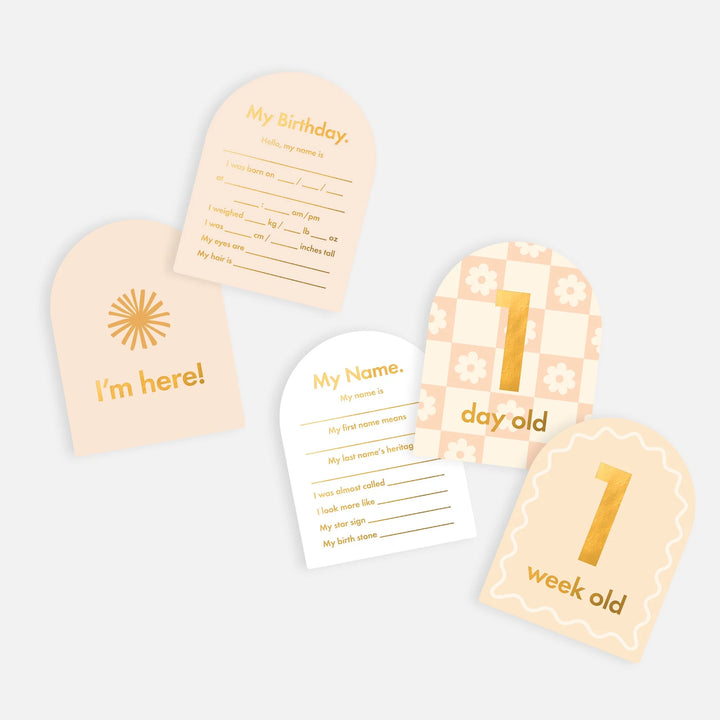 Fox & Fallow’s Baby Milestone Cards  - Helios