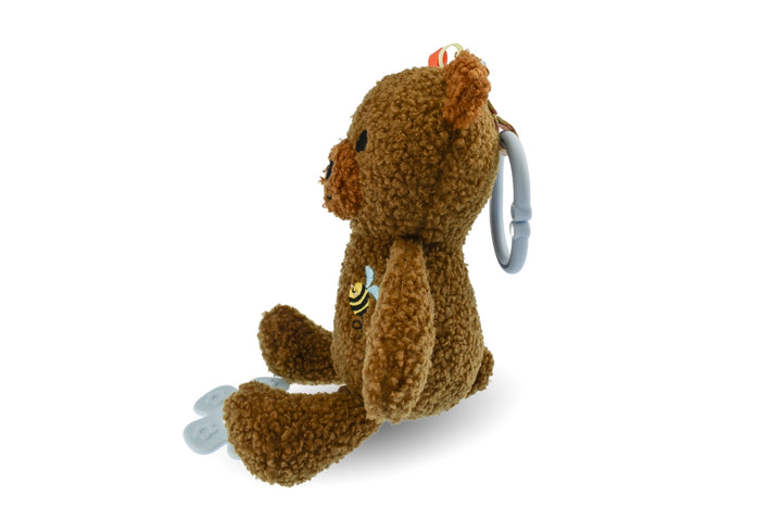 Snuggle Buddy Maple Bear Jiggle & Shake Clip Toy