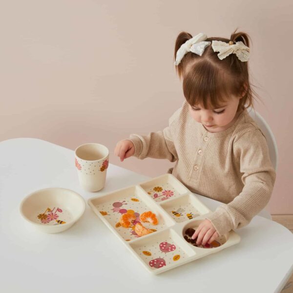 Little Critters Bamboo 3pc Divider Dining Set - Assorted