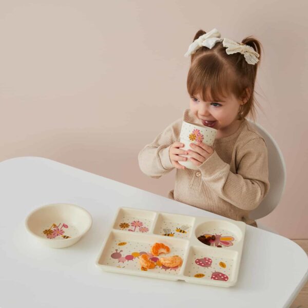 Little Critters Bamboo 3pc Divider Dining Set - Assorted