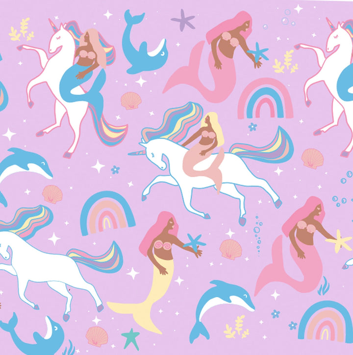 Mini Stainless Steel Smoothie Cup & Straw 200ml - Mermaids and Unicorns