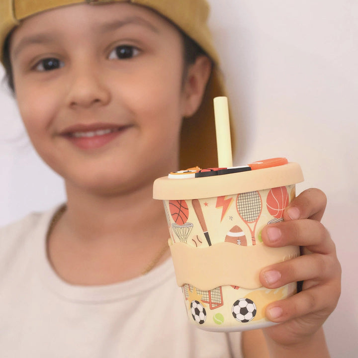 Chino Charm Sports Kids Keep Cup 240ml + Straw