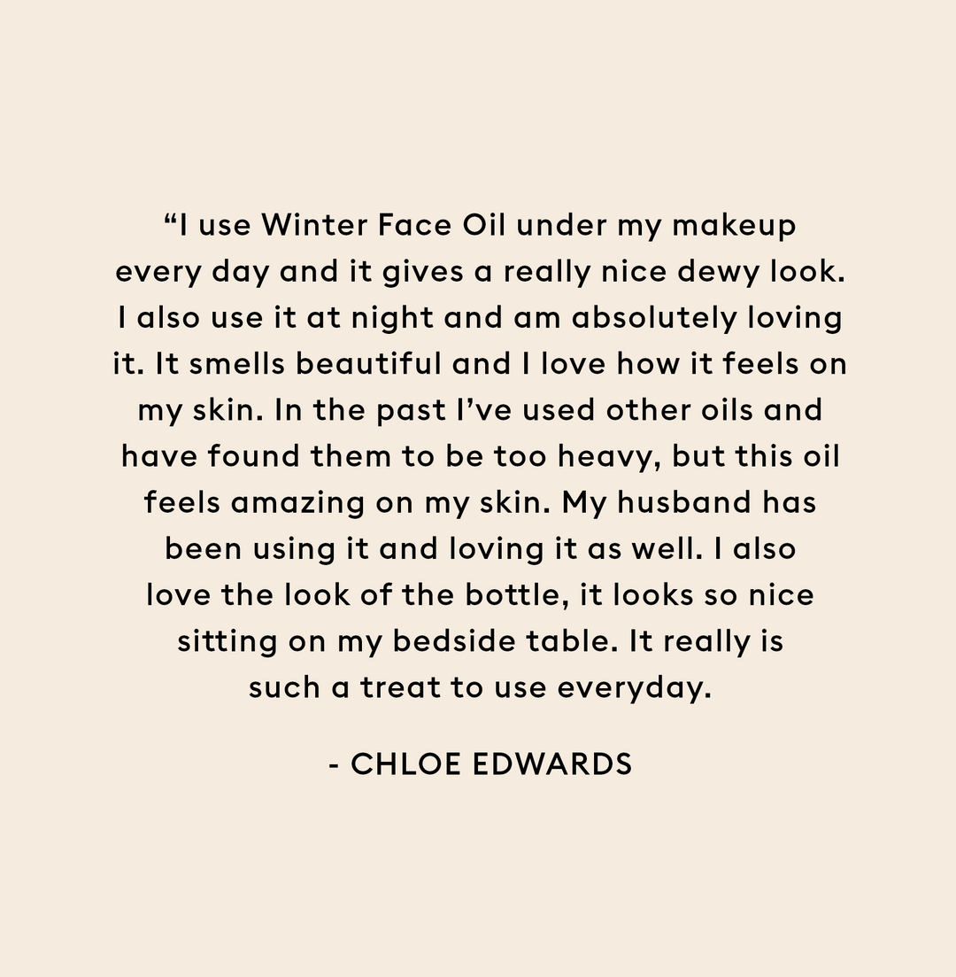 BEING Skincare Winter Face Oil