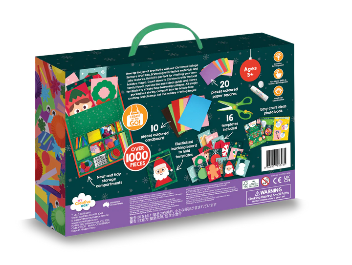 Christmas Collage Sensory Craft Box
