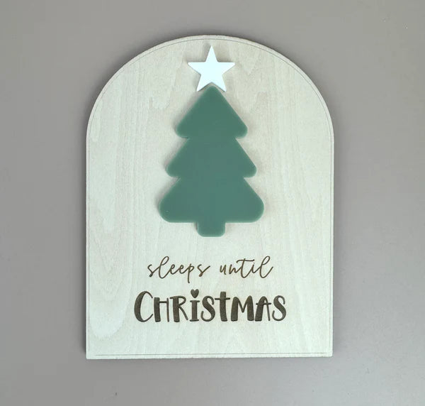 Christmas Sleeps Countdown Board