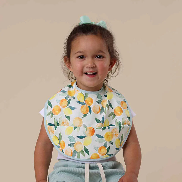 Snuggle Hunny Waterproof Snuggle Bib - Citrus Squeeze