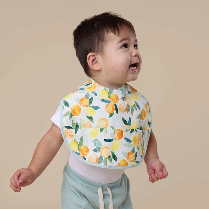 Snuggle Hunny Waterproof Snuggle Bib - Citrus Squeeze