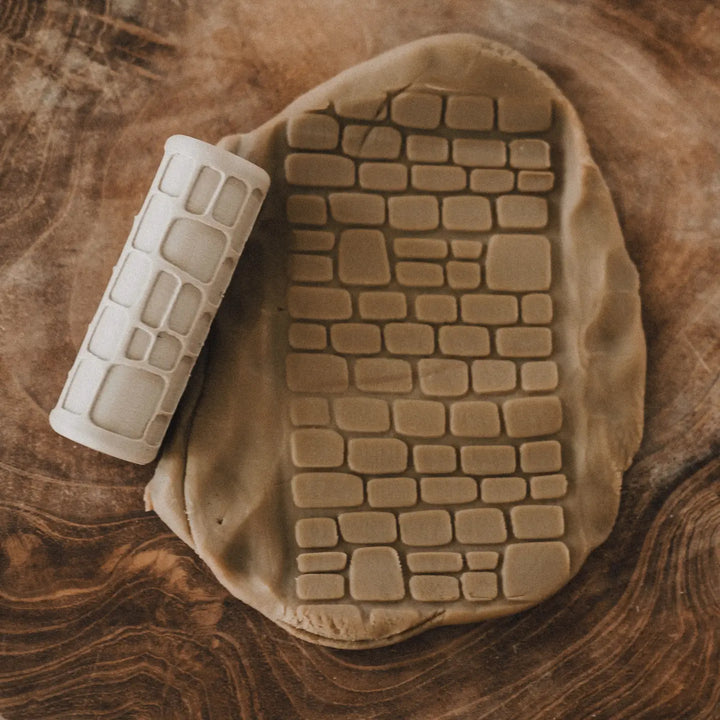 Cobblestone Pattern Playdough Roller