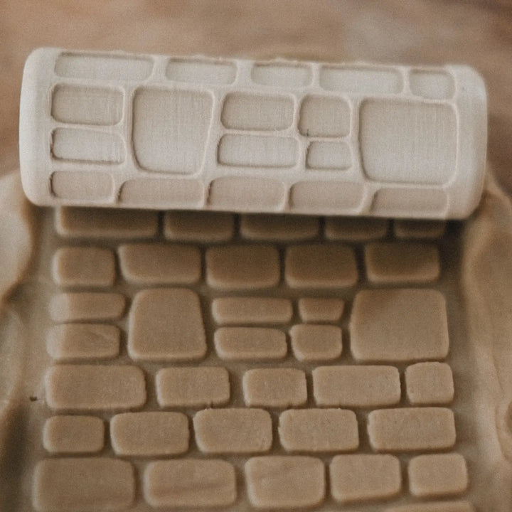 Cobblestone Pattern Playdough Roller