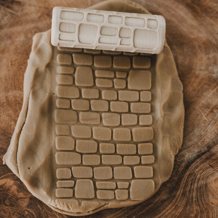 Cobblestone Pattern Playdough Roller