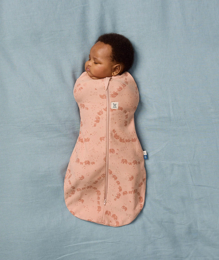 ergoPouch Cocoon Zip Swaddle Bag 0.2 TOG - Elephant Parade