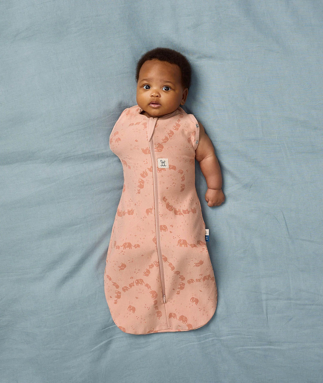 ergoPouch Cocoon Zip Swaddle Bag 0.2 TOG - Elephant Parade