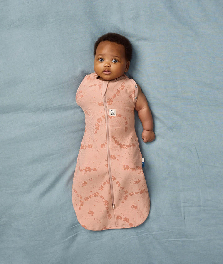 ergoPouch Cocoon Zip Swaddle Bag 0.2 TOG - Elephant Parade