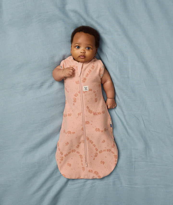 ergoPouch Cocoon Zip Swaddle Bag 0.2 TOG - Elephant Parade