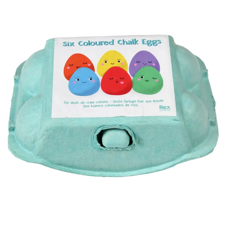 Coloured Chalk Eggs | Set of 6