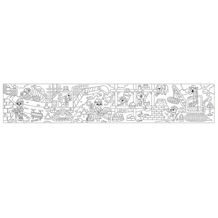 Colouring Roll - Construction Site