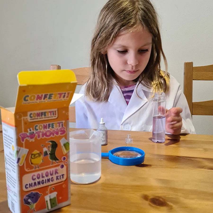 Confetti Blue Colour Changing Mini Potion Kit