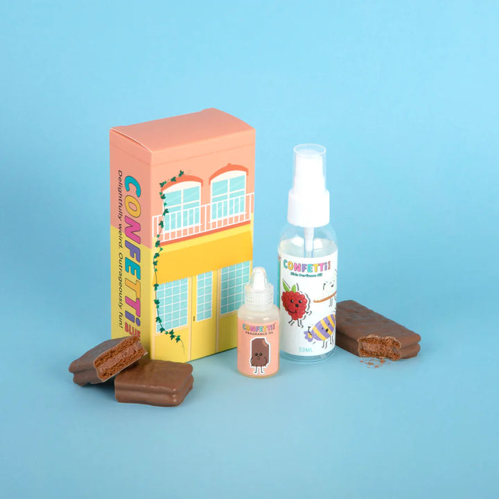 Confetti Blue Mini Perfume Making Kit - Chocolate Biscuit