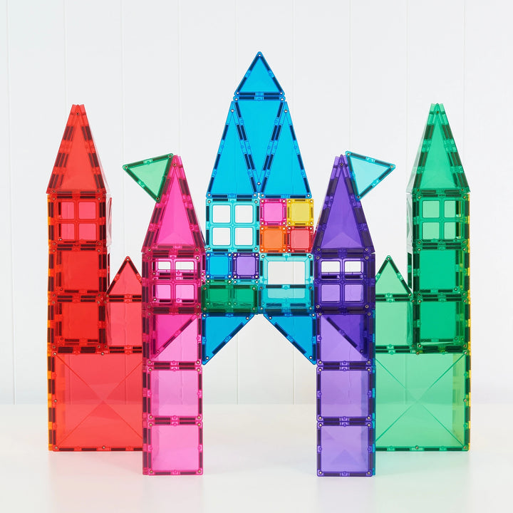 Connetix Magnetic Tiles Bright Mega 202 Piece Pack