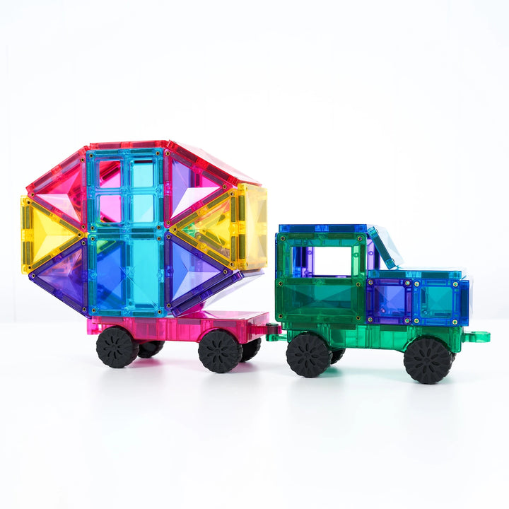 Connetix Magnetic Tiles Bright Mega 202 Piece Pack