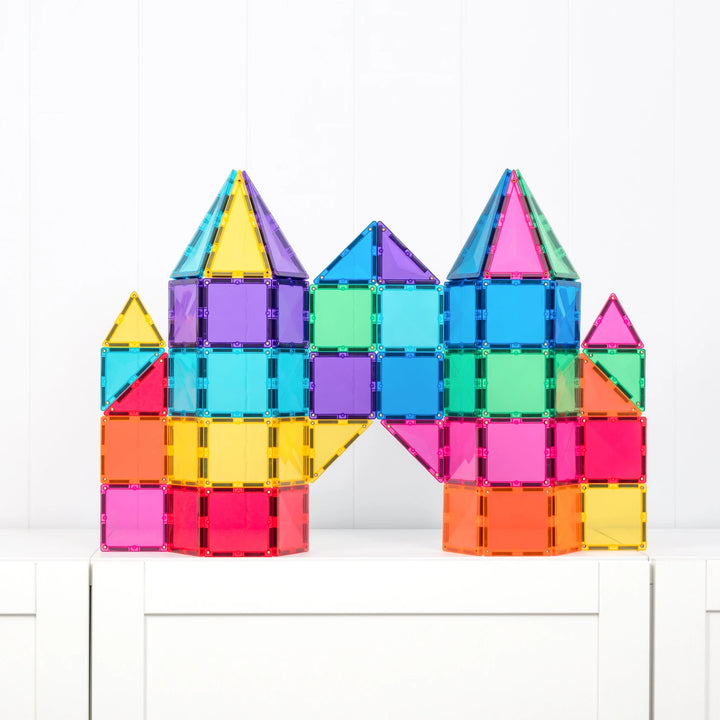 Connetix Magnetic Tiles Bright Starter 56 Piece Pack