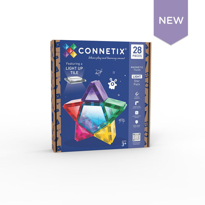 Connetix Magnetic Tiles Light Star 28p Pack