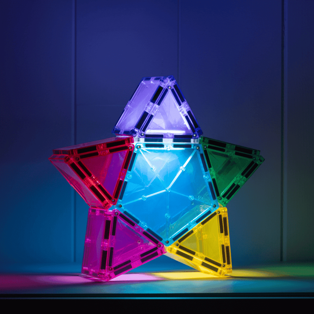 Connetix Magnetic Tiles Light Star 28p Pack