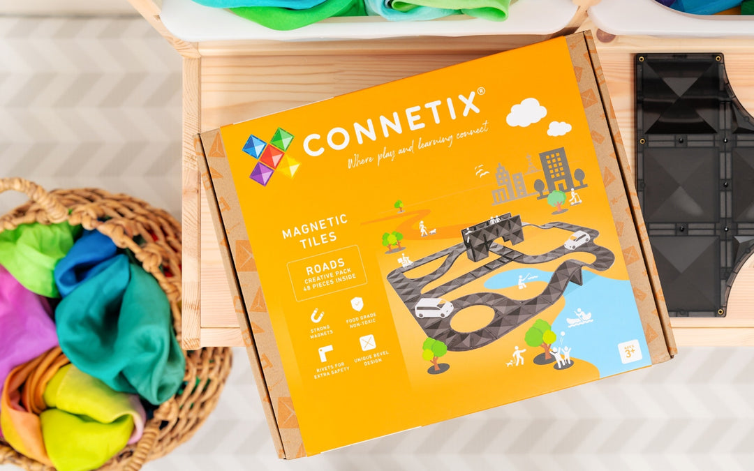 Connetix Magnetic Tiles Creative Roads 48 Piece Pack