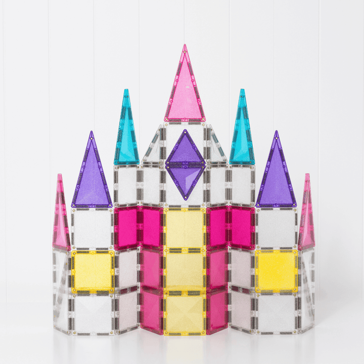 Connetix Magnetic Tiles Glitter Unicorn 56p Pack