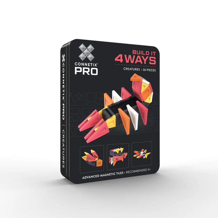 Connetix Magnetic Tiles PRO Build It 4 Ways Creatures