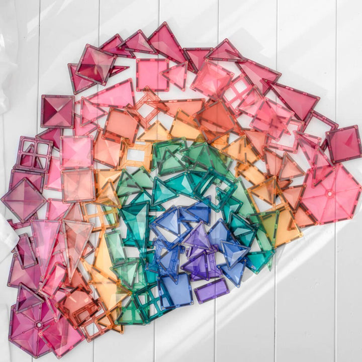 Connetix Magnetic Tiles Pastel 202 Piece Mega Pack