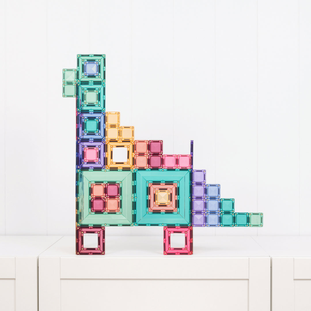 Connetix Magnetic Tiles Pastel Portal 48 Piece Pack