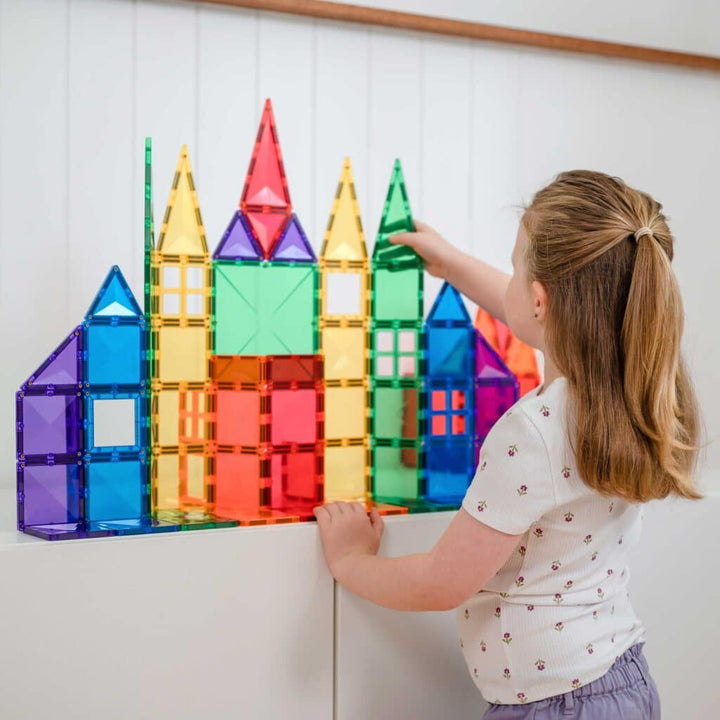 Connetix Magnetic Tiles Rainbow Creative 102 Piece Pack