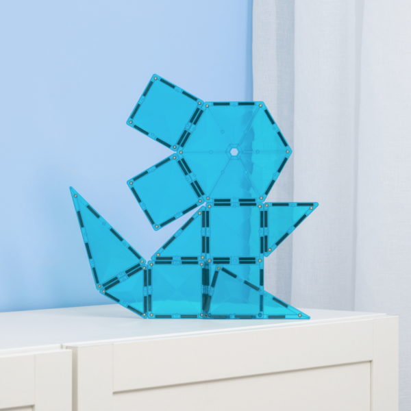 Connetix Magnetic Tiles Teal Charity 20 Piece Pack