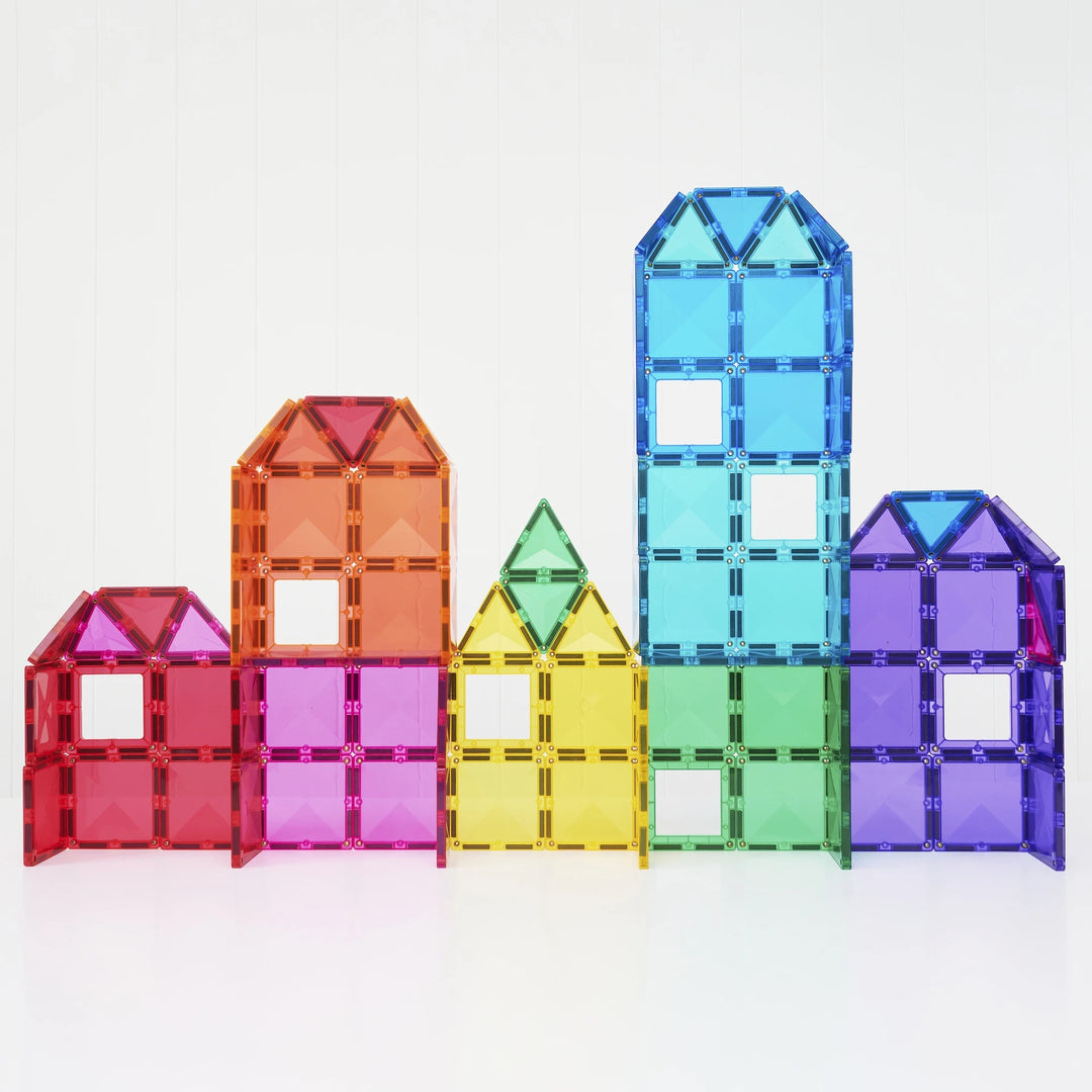 Connetix Magnetic Tiles Rainbow Bright Creative 104 Piece Pack