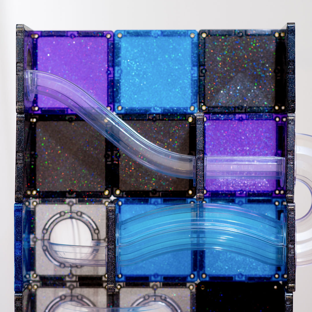Connetix Magnetic Tiles Ball Run Galaxy Pack 61 pc