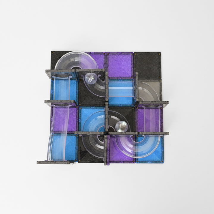 Connetix Magnetic Tiles Ball Run Galaxy Pack 61 pc