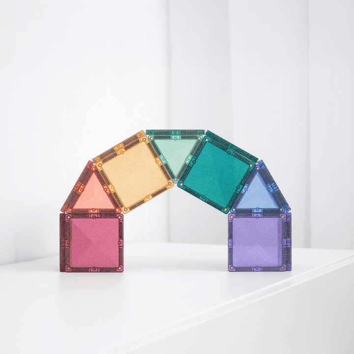Connetix Magnetic Tiles Glitter Castle 48p Pack