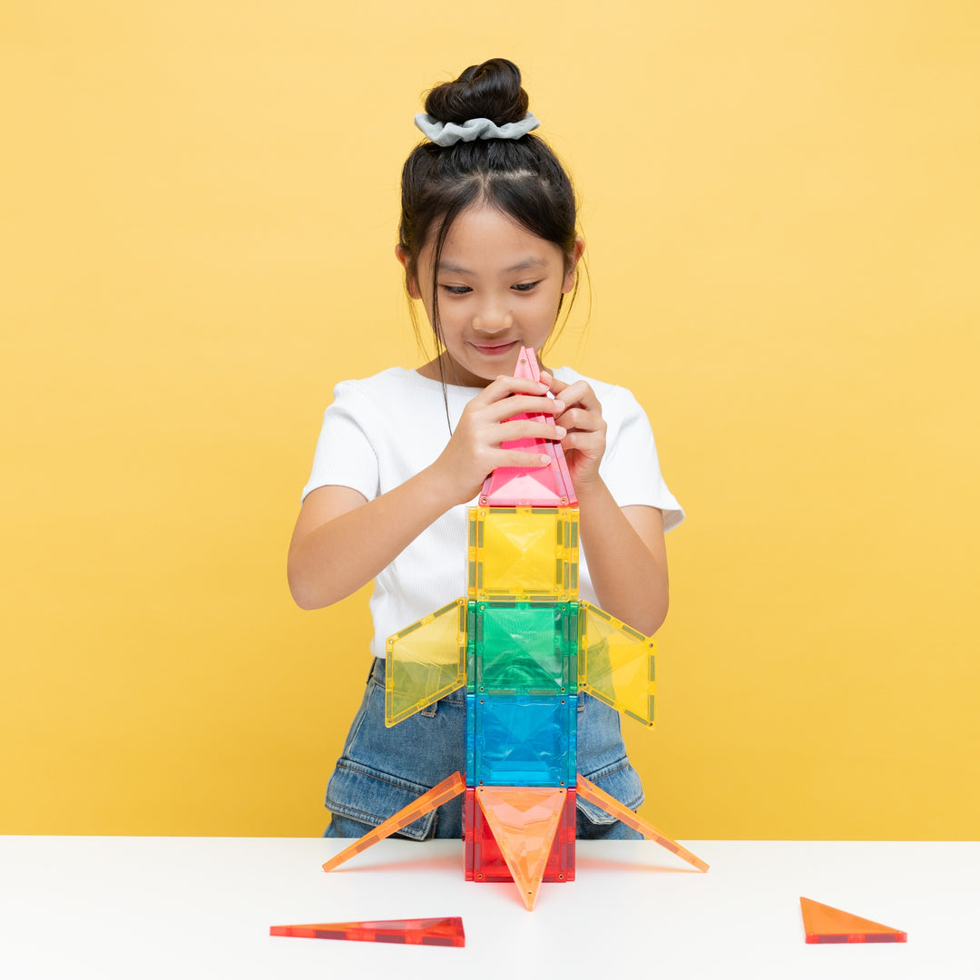 Connetix Magnetic Tiles Light Rocket Pack 30 pc