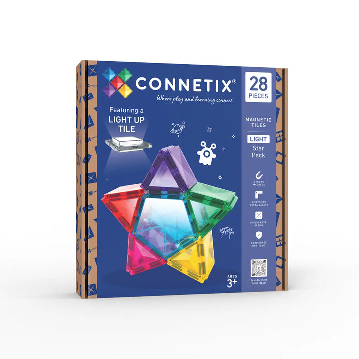 Connetix Magnetic Tiles Light Star 28p Pack