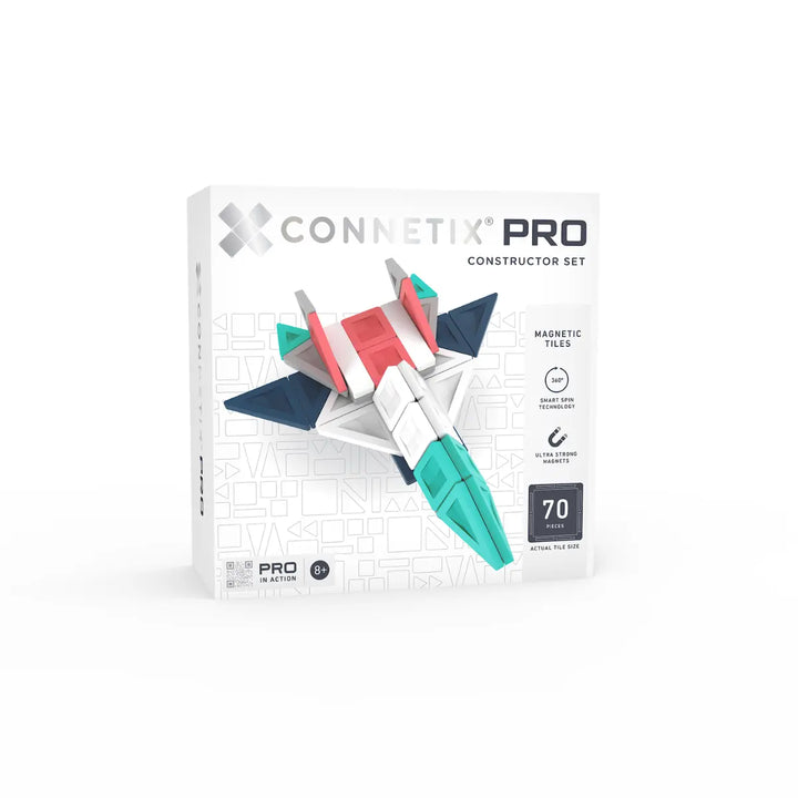 Connetix Magnetic Tiles PRO Constructor Set 70p Pack