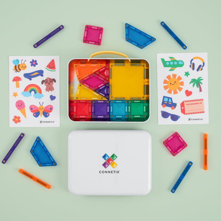 Connetix Magnetic Tiles Travel 32p Mini Pack