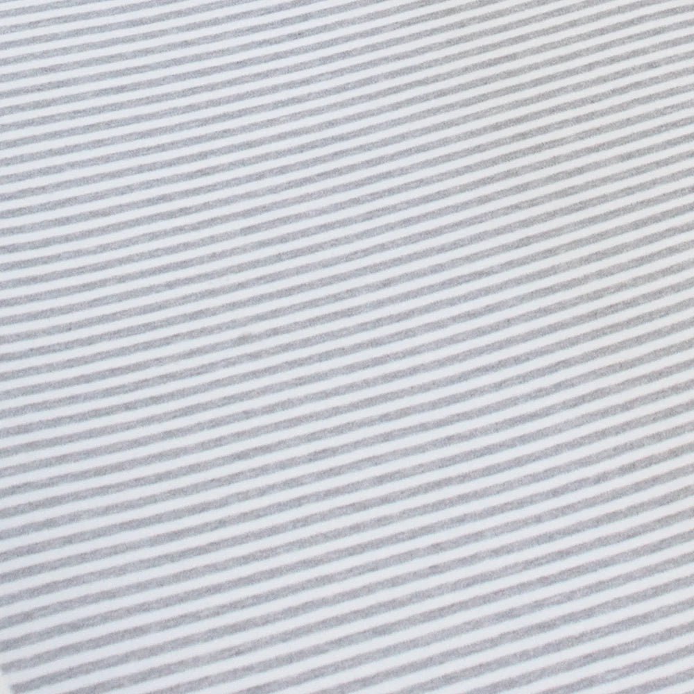 Cot Fitted Sheets 2 Pack - Watercolour Elephant & Grey Stripes