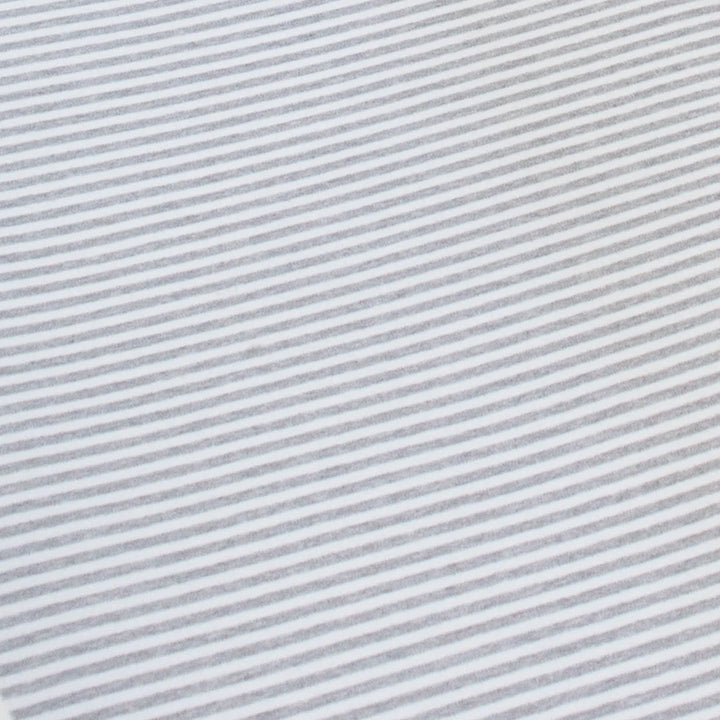 Cot Fitted Sheets 2 Pack - Watercolour Elephant & Grey Stripes