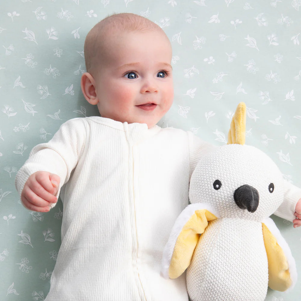 Cotton Knit Toy - Colin the Cockatoo