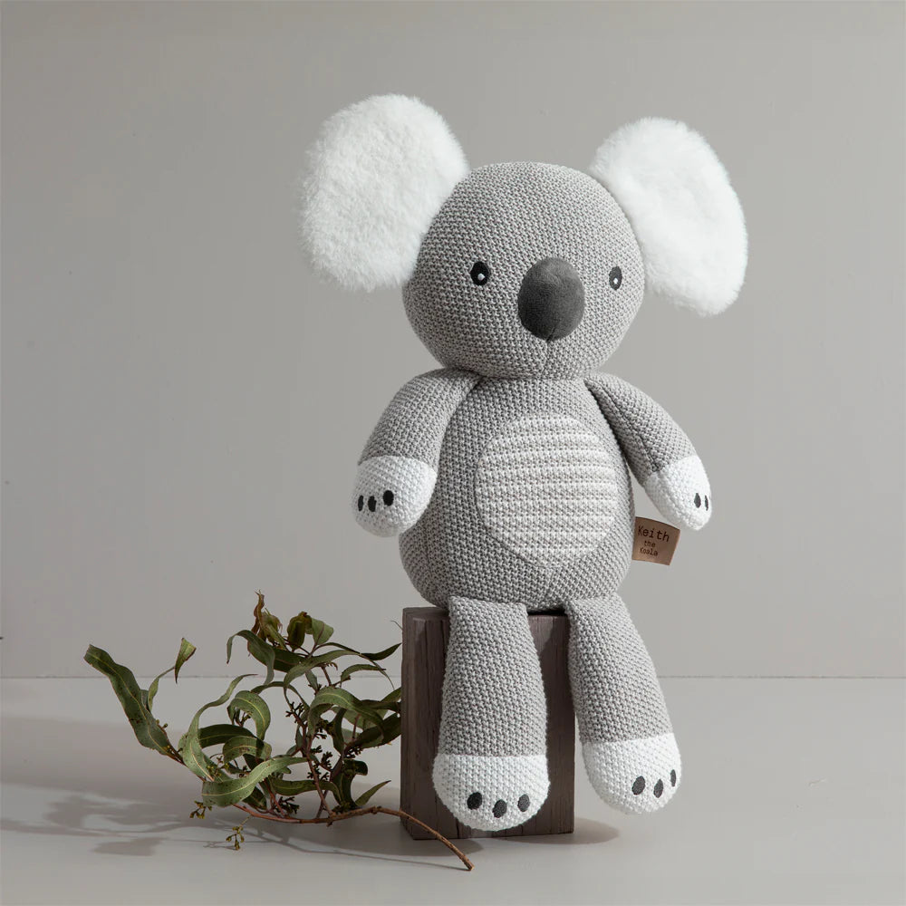 Cotton Knit Toy - Keith the Koala