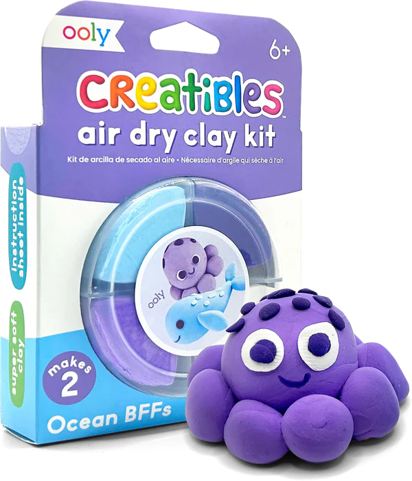 Creatibles Mini Air Dry Clay Kit - Ocean BFFs