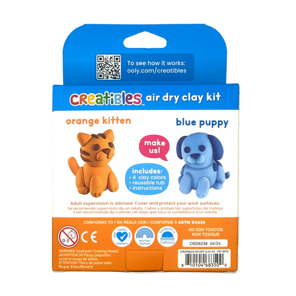 Creatibles Mini Air Dry Clay Kit - Pet Bff's