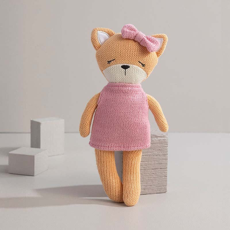 Frankie the Fox Knitted Plush Toy